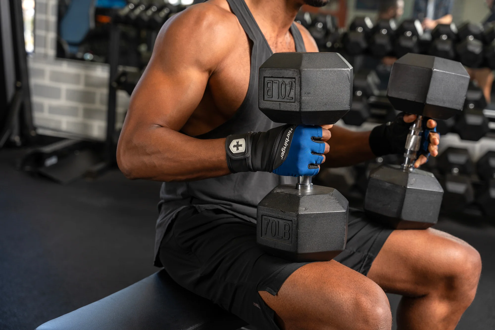 Training Grip Wristwrap Gloves 3.0 Mens - Image 9